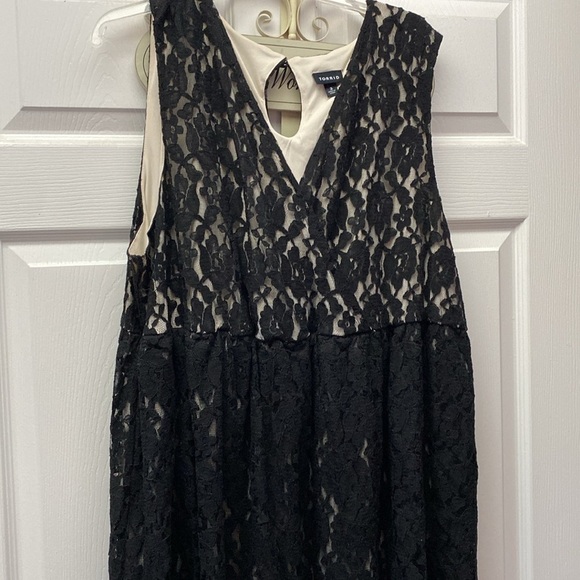 B womens Torrid sleeveless stretch high low lined regular dress size 3 - Picture 7 of 8